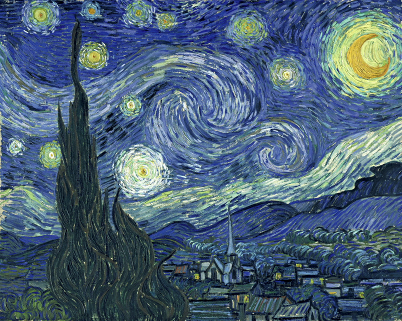 "The Starry Night" Vincent van Gogh