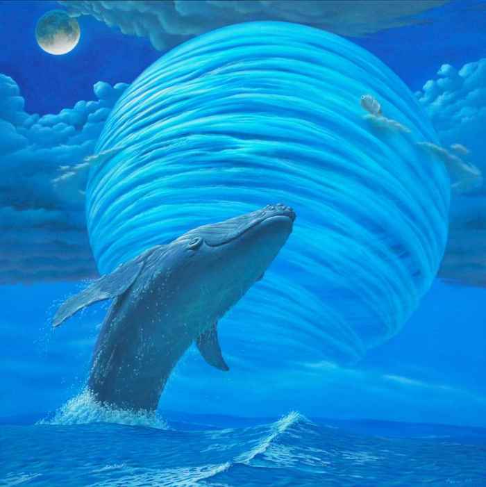 "Planet of Water - Whale" by Kazuaki Maitani.