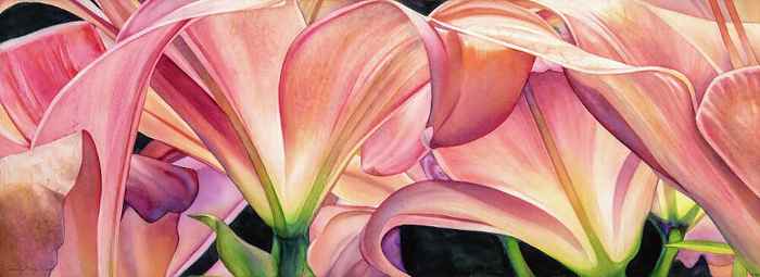 "Canopy" Watercolor by Sandy Haight