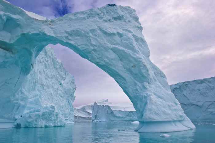 organic form in art iceberg photo