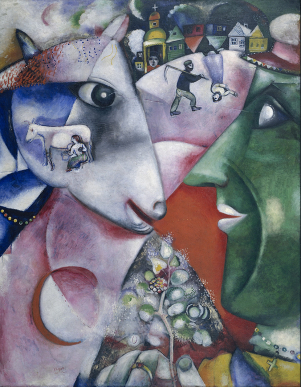 "I and the Village" by Marc Chagall.