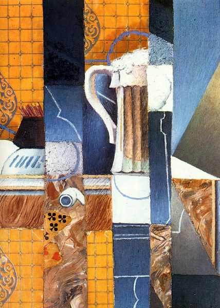 "Beer Glass and Playing Cards" by Juan Gris