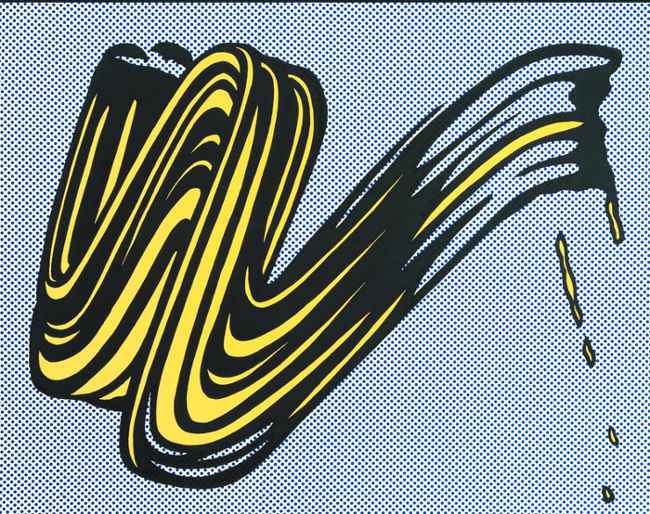 "Brushstroke" by Roy Lichtenstein