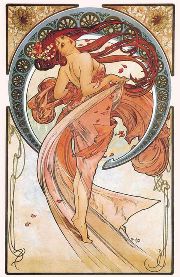 "The Arts: Dance" by Alphonse Mucha