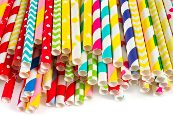 Paper straws - idea for texture-inspired artwork