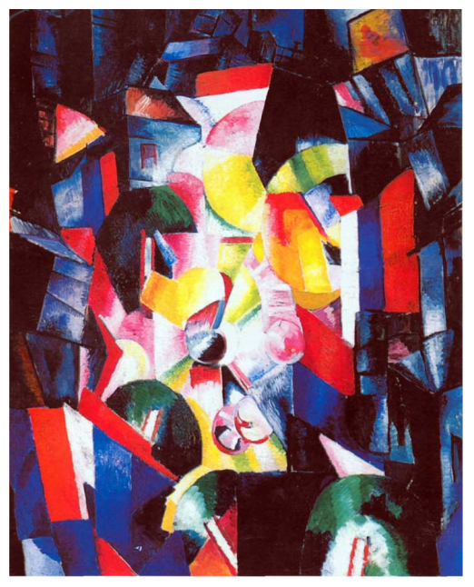 "City at Night" Aleksandra Ekster