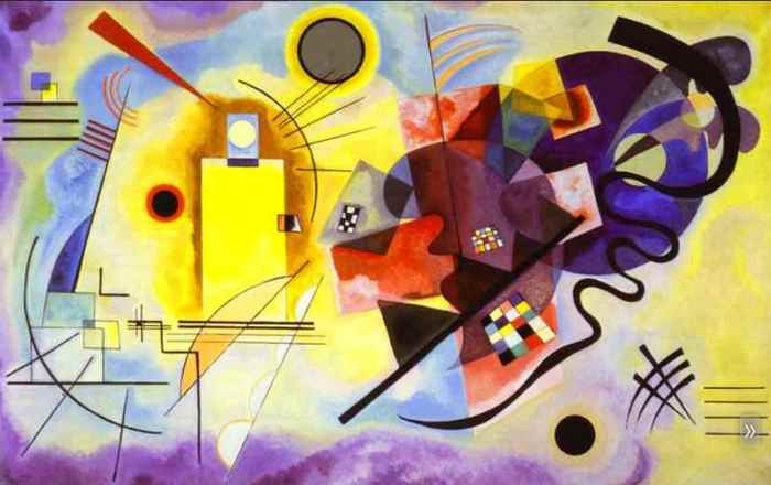 "Yellow-Red-Blue" Wassily Kandinsky.